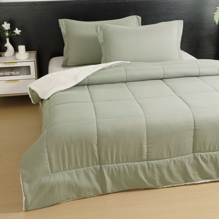 Plumón 1.5 plazas Sherpa Liso Variados