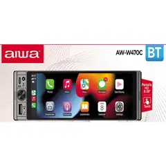 AIWA - Radio Para Automóvil Fm/Usb/Bluetooth AW-W470C