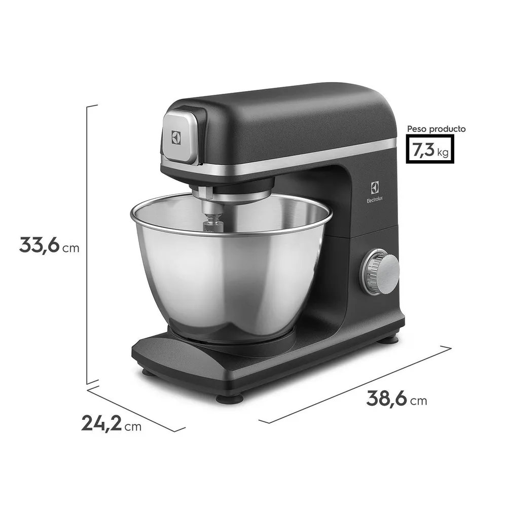 Electrolux Batidora Planetaria Expert 5 L Gris KMP70, foto 8