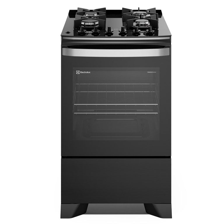 Cocina a Gas 4 Platos Negro F4EPB