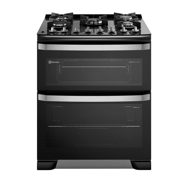 Cocina a Gas 5 Platos Negro F5EDB