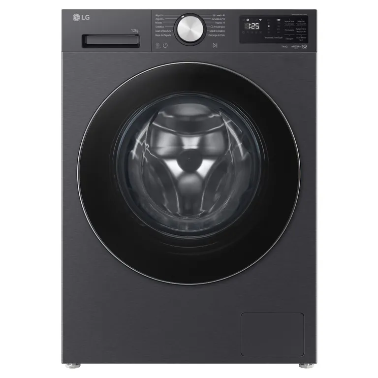 Lavadora Carga Frontal 12 kg Negro WM12MBVX5S6.AEBPECL