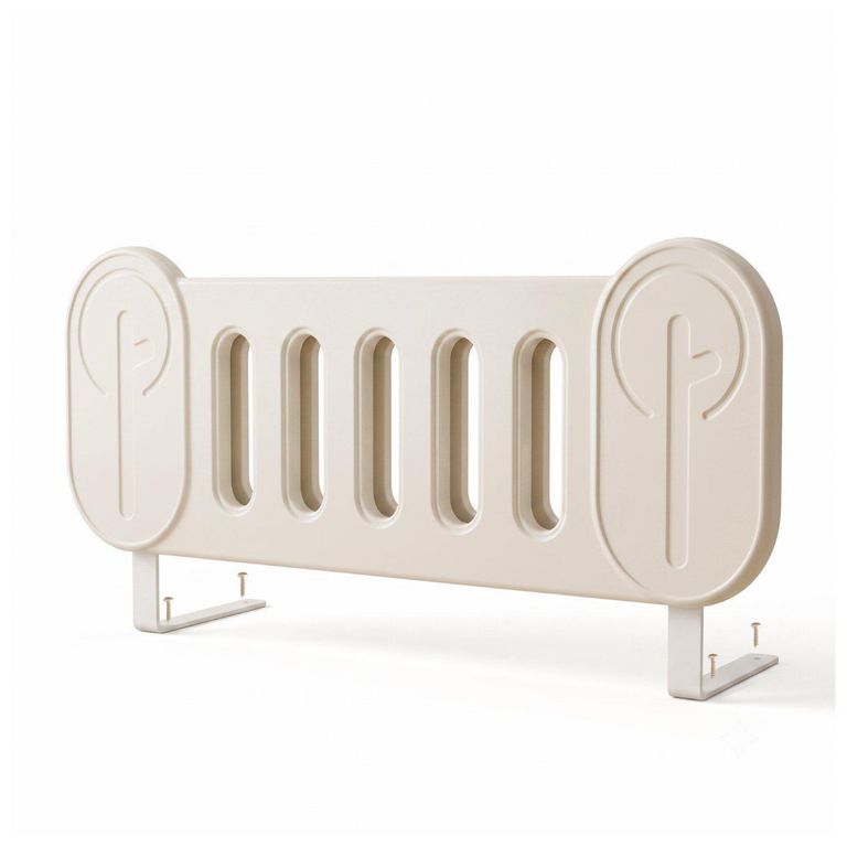 Baranda Infantil Fija de Cama Off White