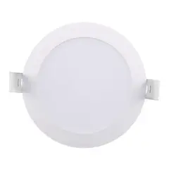 BP ILUMINACION - Panel Led Backlit Circular 6W 3CCT 3000K-4000K-6500K Empotrado Blanco D 12cm