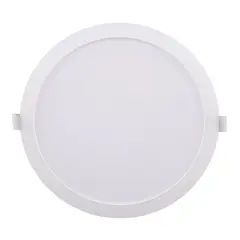 BP ILUMINACION - Panel Led Backlit Circular 18W 3CCT 3000K-4000K-6500K Empotrado Blanco D 22cm