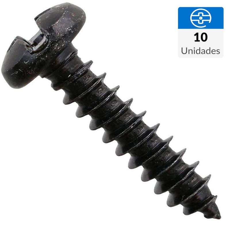 FIXSER - Tornillo Roscalata Cabeza Phillips Metal 3/4 " 8 mm 10 Unidades
