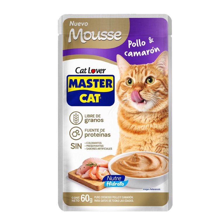 Mousse para Gato Todas las edades Pollo Camaron 0.060 kg