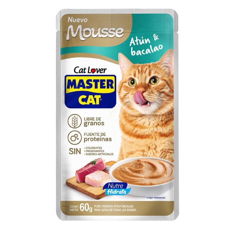 Mousse para Gato Todas las edades Atun Bacalao 0.060 kg