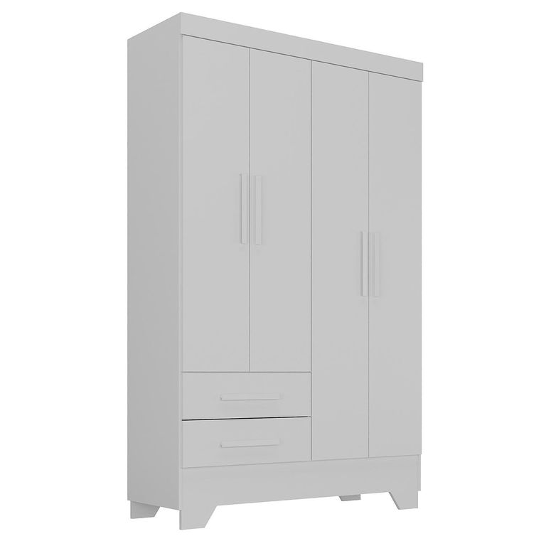 Clóset 4 Puerta(s) 2 Cajón(es) 3 Repisa(s) 108.4x180x40 cm Blanco