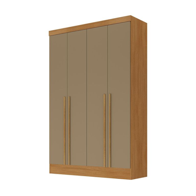 Clóset 4 Puerta(s) 3 Cajón(es) 4 Repisa(s) 127.6x217x46.5 cm Café