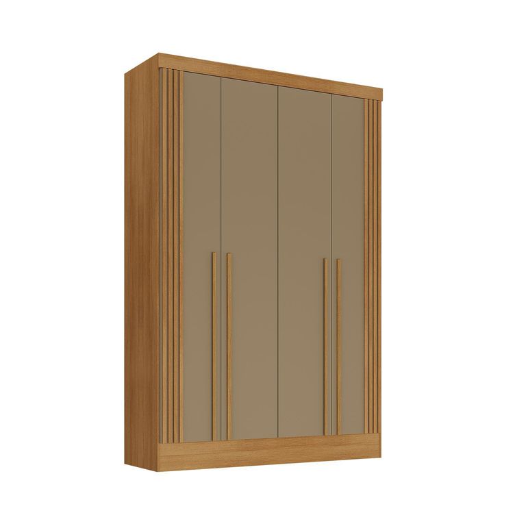 Clóset 4 Puerta(s) 3 Cajón(es) 4 Repisa(s) 127.6x217x48 cm Café