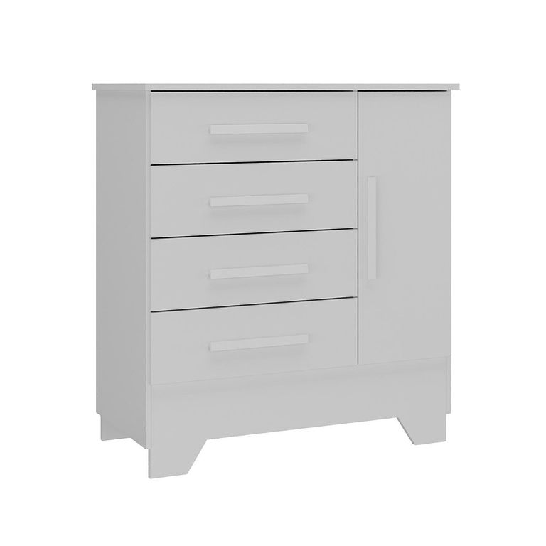 Cómoda 4 Cajón(es) Catavento 83.7x90.8x41 cm Blanco