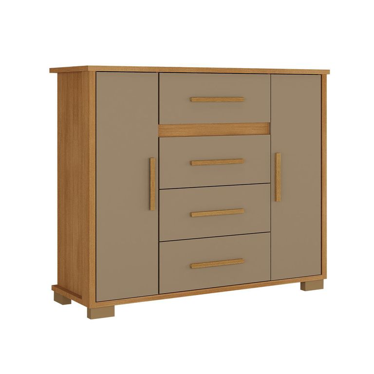 Cómoda 4 Cajón(es) Kyra 116x118x41 cm Capuccino
