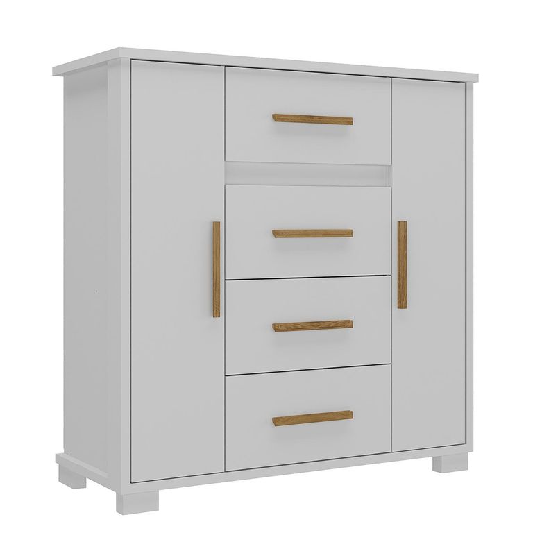 Cómoda 4 Cajón(es) Kyra 116x118x41 cm Blanco