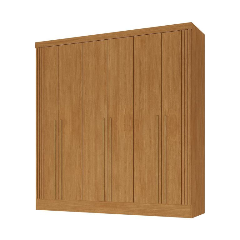 Clóset 6 Puerta(s) 3 Cajón(es) 4 Repisa(s) 190.5x217x48 cm Caramelo