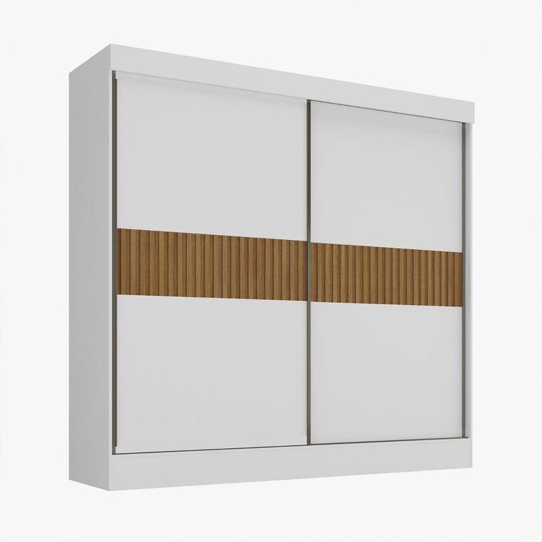Clóset 2 Puerta(s) 4 Cajón(es) 4 Repisa(s) 180x200.5x46.5 cm Blanco