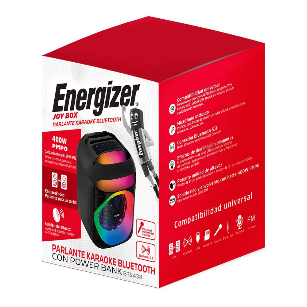 Energizer ENG-SP1001N Negro, foto 2