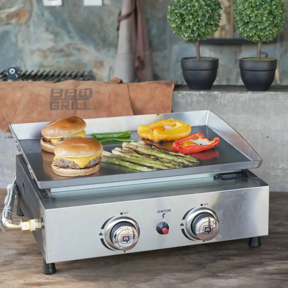 Bbq Grill Plancha a Gas 2 Quemadores, foto 2