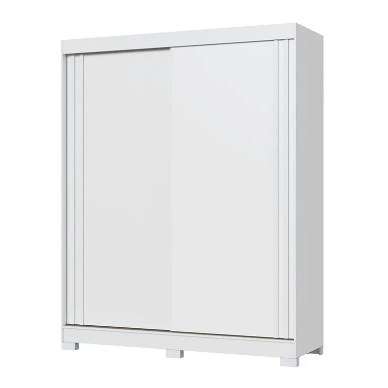 Clóset Ruda Blanco 2 Puertas 2 Cajones 2 Puerta(s) 2 Cajón(es) 6 Repisa(s) 159.4x200x54.3 cm Blanco