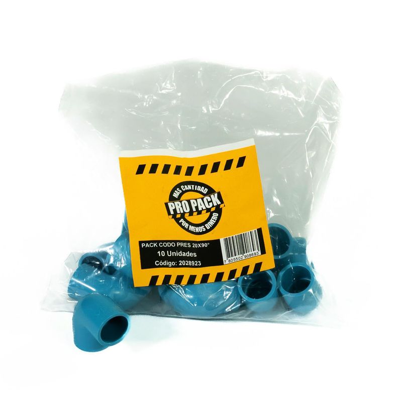 VINILIT - Pack Codo 90o PVC-P Cementar 20MM  10u