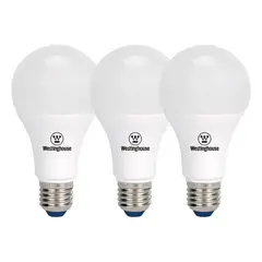 WESTINGHOUSE - Pack 3 Ampolletas 9 W E27 800 lm Luz Cálida