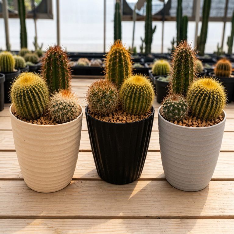 Trio de cactus Natural CT16