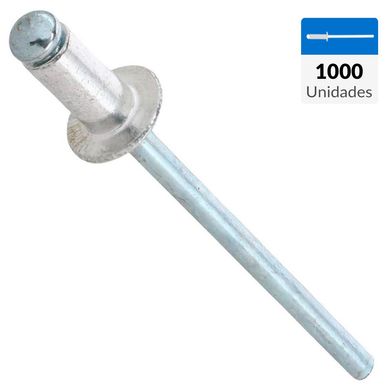 Remache tipo pop 3,2x6 mm 1000 unidades