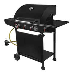 GRILLTECH - Parrilla a Gas Arrayan 3 Quemadores 1 Quemador Lateral