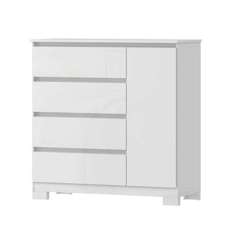 Cómoda 4 Cajón(es) Alessia 99.3x100x41 cm Blanco