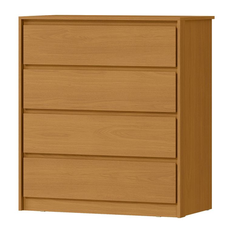 Cómoda 4 Cajón(es) Noëlle 89x99.2x47.3 cm Castaño