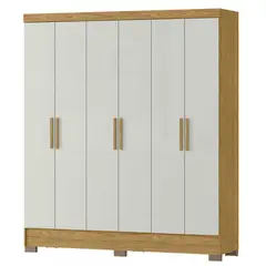 ALAIA HOME - Clóset 6 Puerta(s) 2 Cajón(es) 5 Repisa(s) 175x200.6x46 cm Beige
