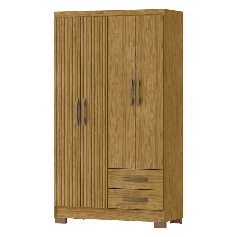 Clóset 4 Puerta(s) 2 Cajón(es) 3 Repisa(s) 104x188x46.5 Marroco