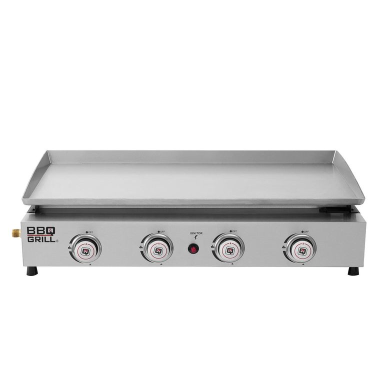 Plancha a gas 77.5x34.5 cm Acero inoxidable Inox
