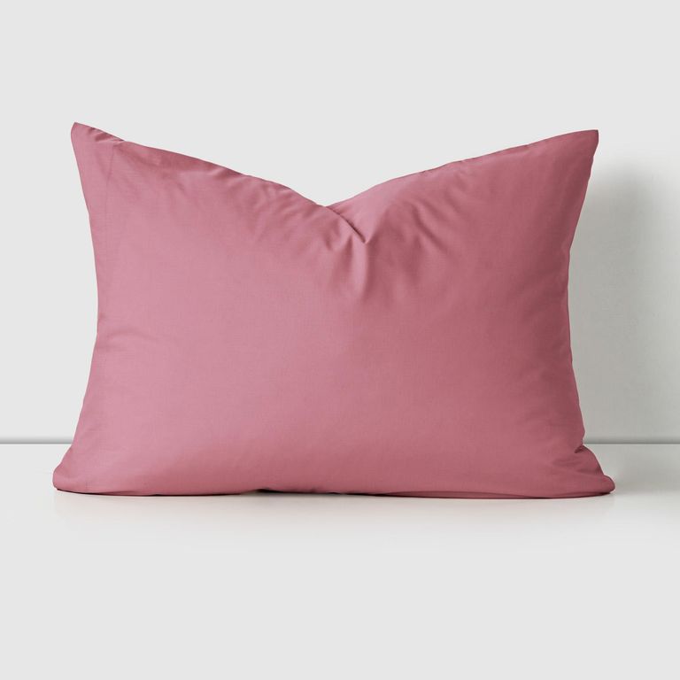Set 2 Fundas de Almohadas 51x91cm 180 Hilos Palo Rosa