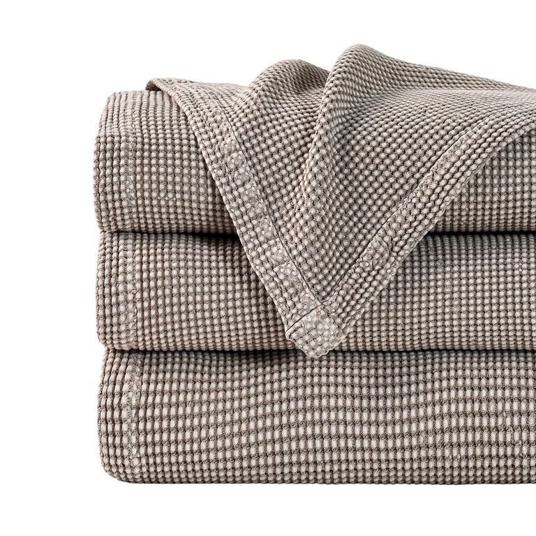 Piecera Waffle Wash White 100x230 cm