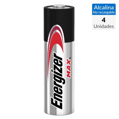 Pack de 4 pilas alcalinas AA 1.5V