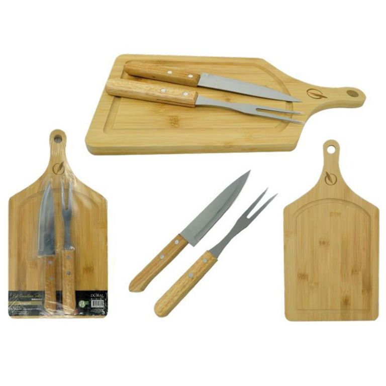 Set Parrillero con Tabla 3 piezas