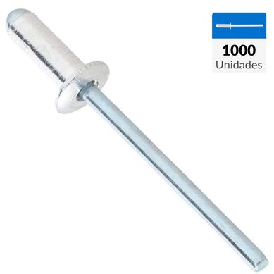Remache tipo pop 4x10 mm 1000 unidades