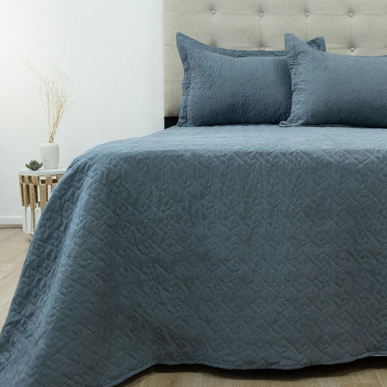 Quilt King Velvety Gris