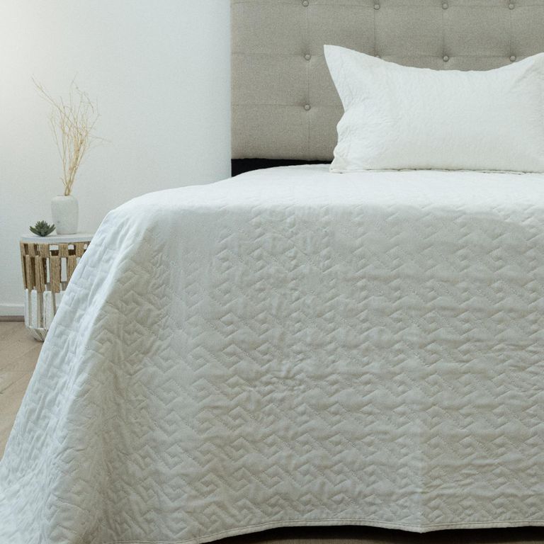 Quilt 1.5 plazas Velvety Blanco