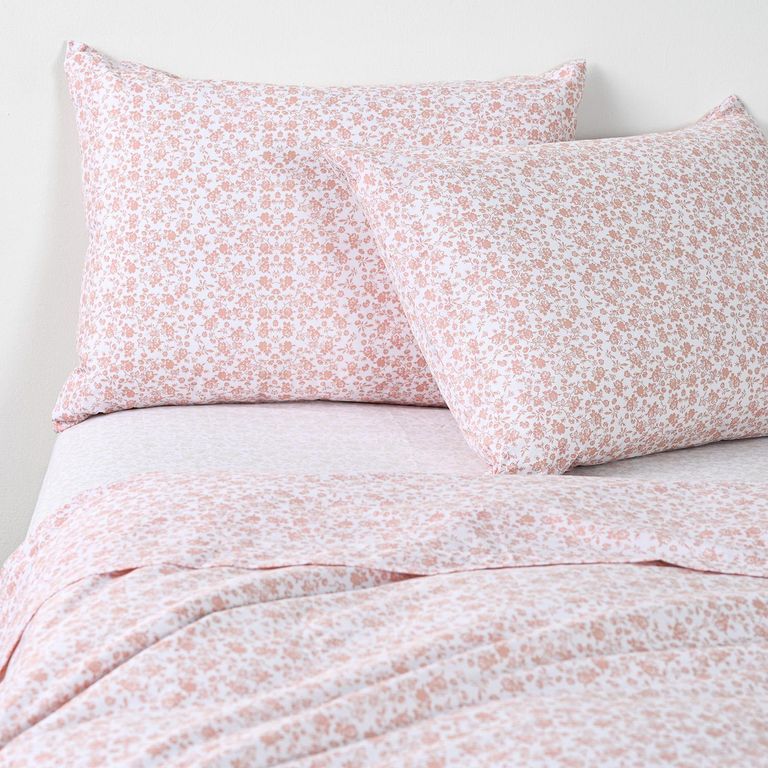 Sabana Nest King 200 Hilos Rosado