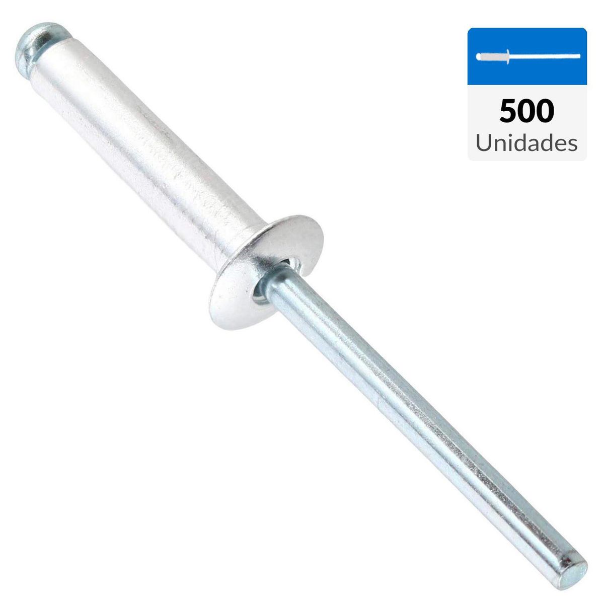 MAMUT - Remache tipo pop 4,8x21 mm 500 unidades