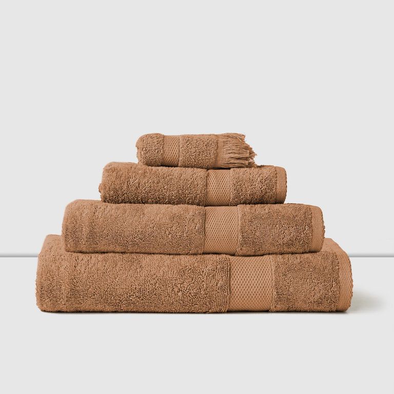 Toalla Visita 420 gr Algodón 30x50 cm Beige