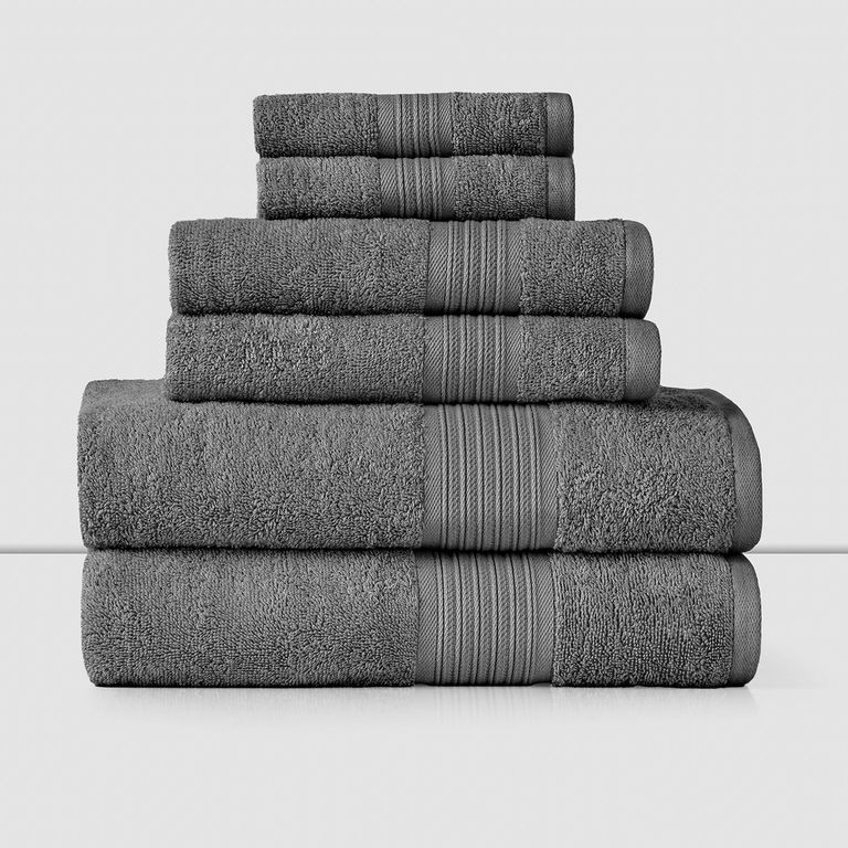 Set de Toallas 500 gr Algodón 50x80 cm Gris