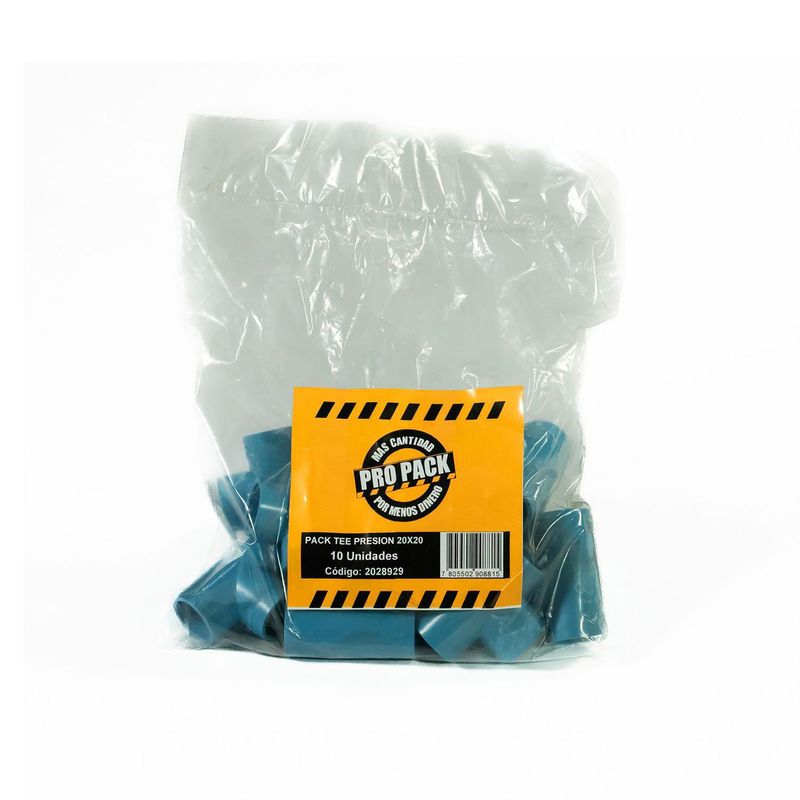VINILIT - Pack Tee PVC-P Cementar 20mm  10u