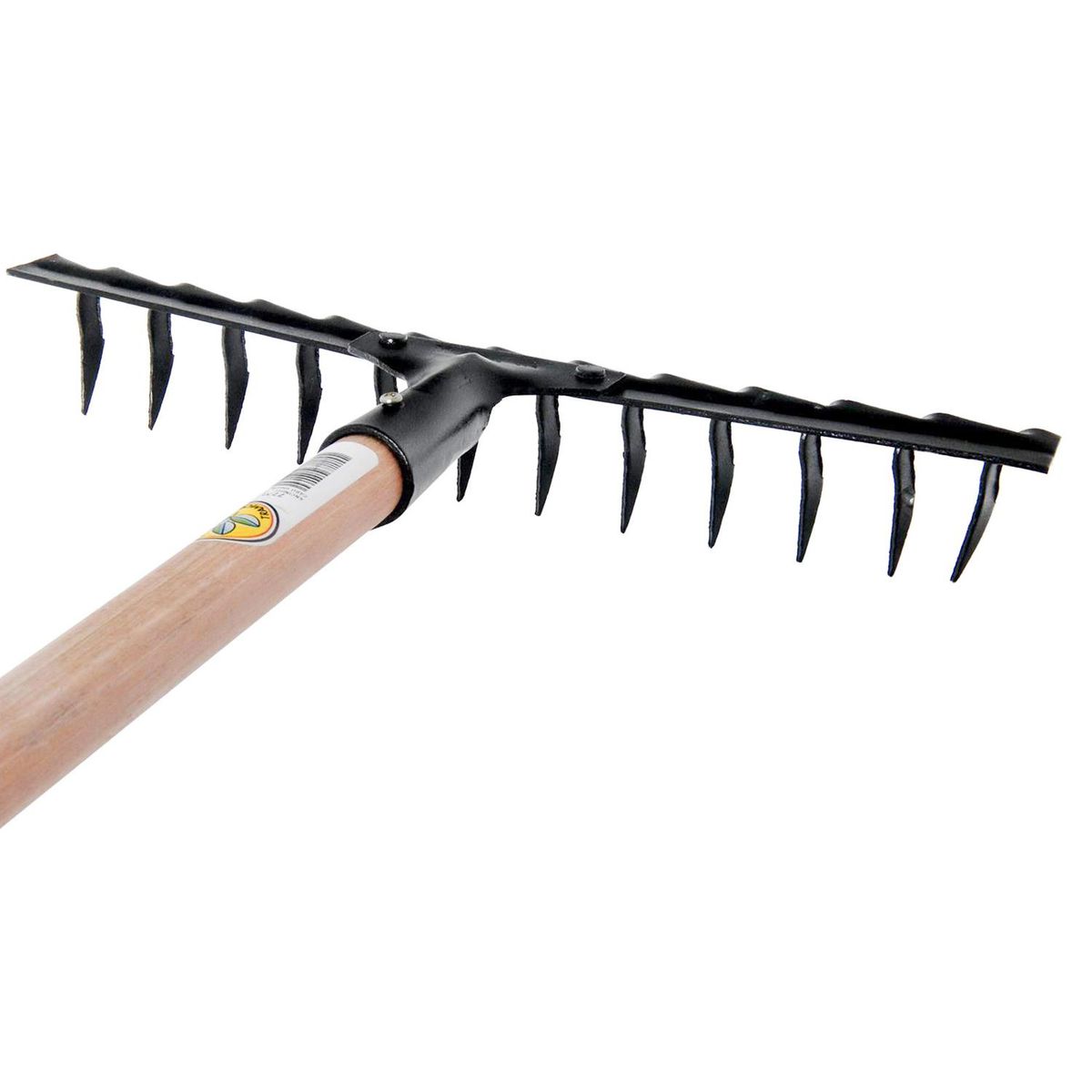 TRAMONTINA - Rastrillo 14 dientes de metal negro