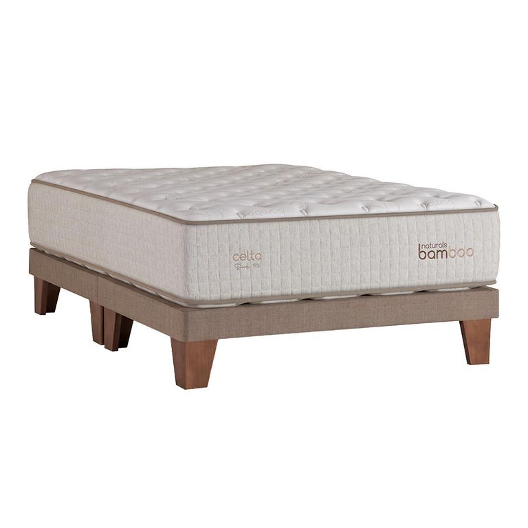 Cama Super king Europea Naturals Bamboo Beige