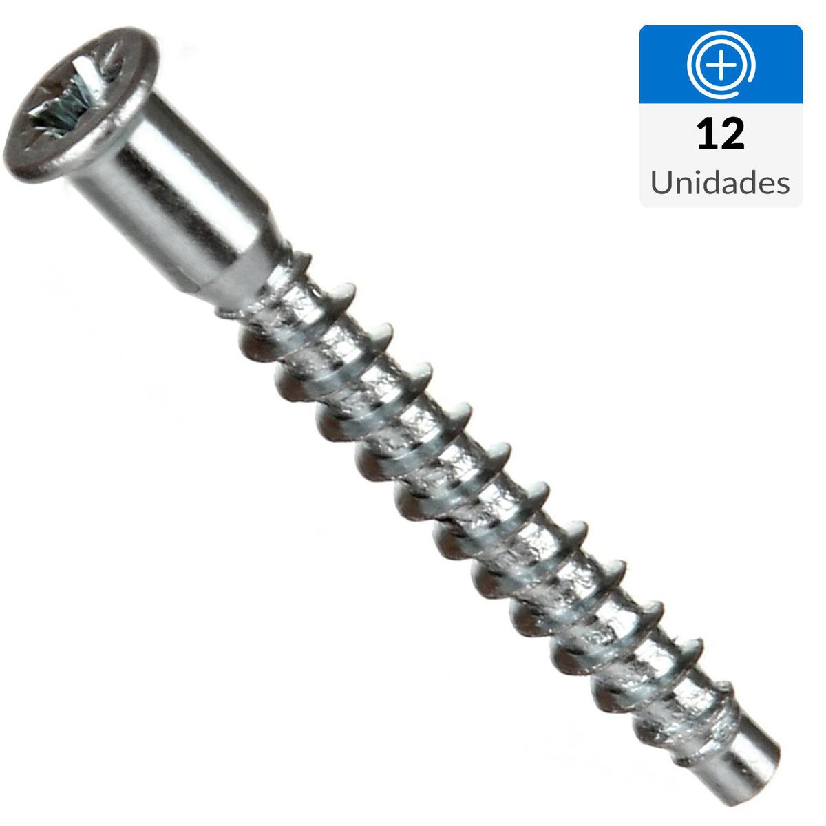 FIXSER - Tornillo Tirafondo Madera 2 " 3/16 " 12 unidad(es)