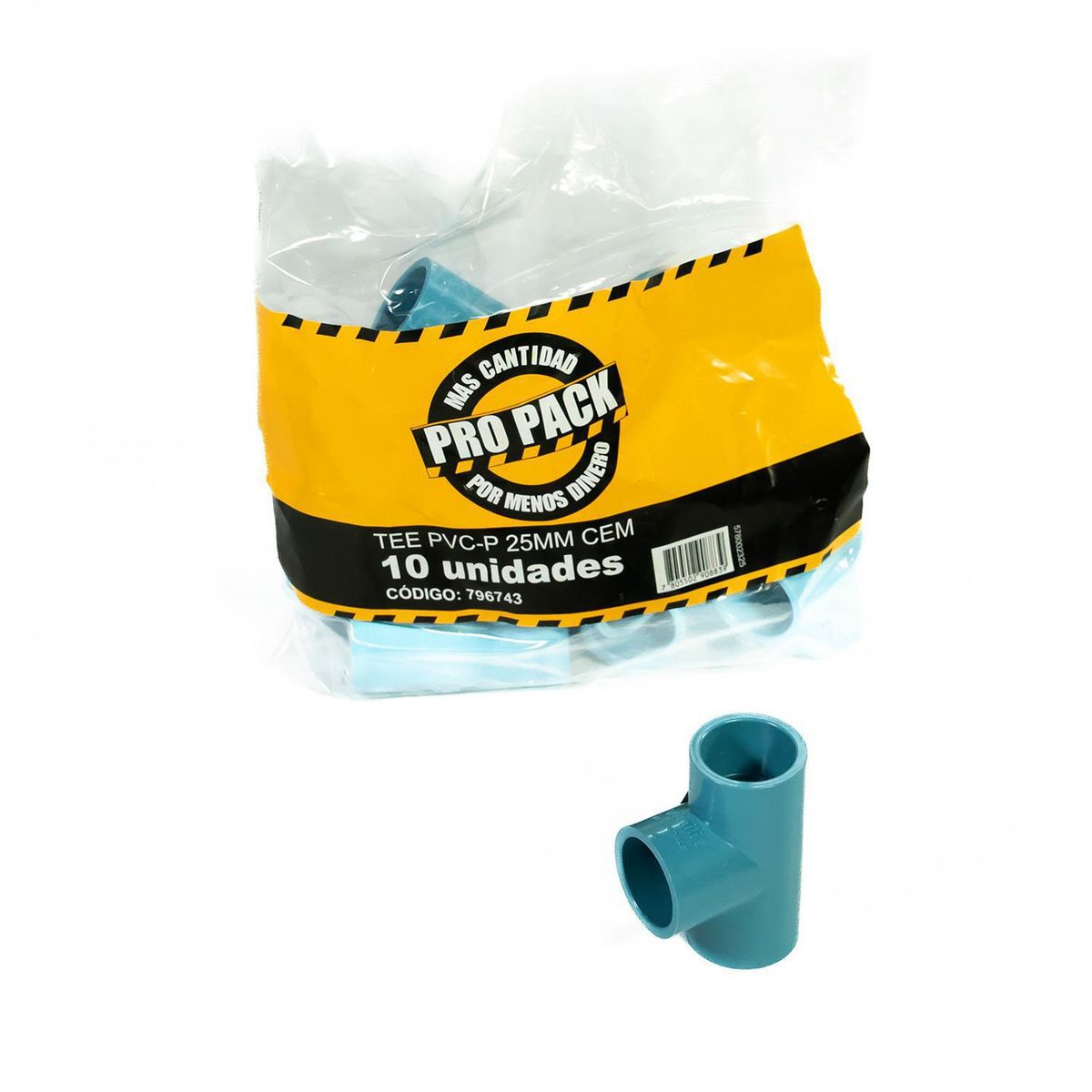 VINILIT - Pack Tee PVC-P Cementar 25mm 10u