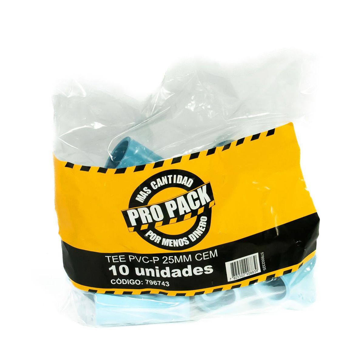 VINILIT - Pack Tee PVC-P Cementar 25mm 10u